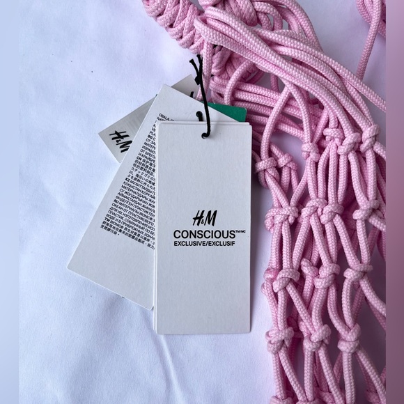 * H&M | NWT *Limited Edition* Pink Net Bag - Picture 12 of 13